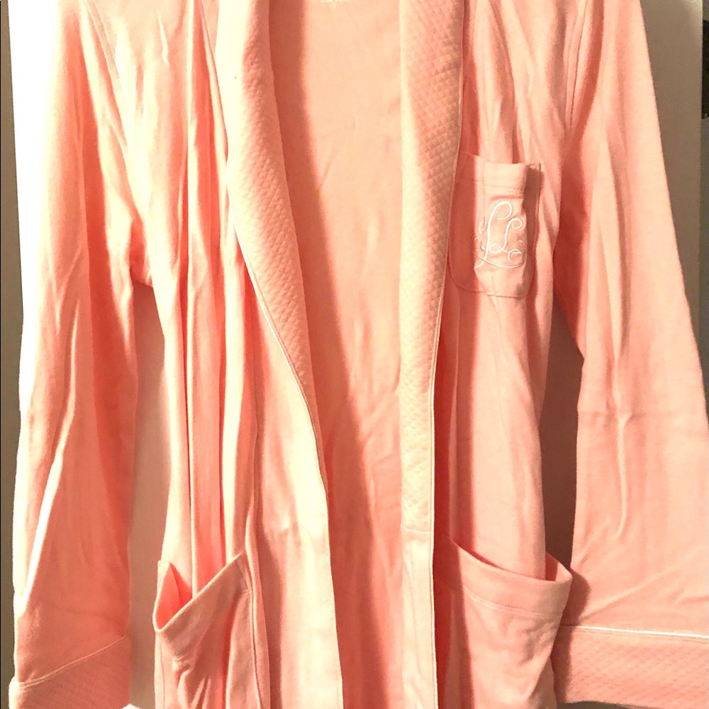 Ralph Lauren pink cotton robe - S